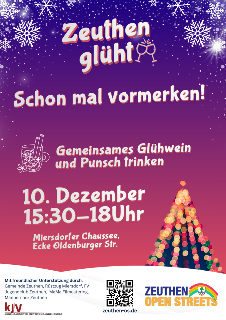 Zeuthen Glüht Flyer 2024