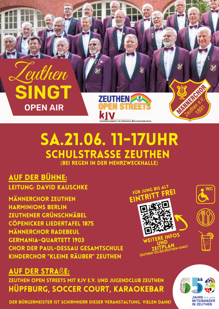 Zeuthen Singt Flyer 2025
