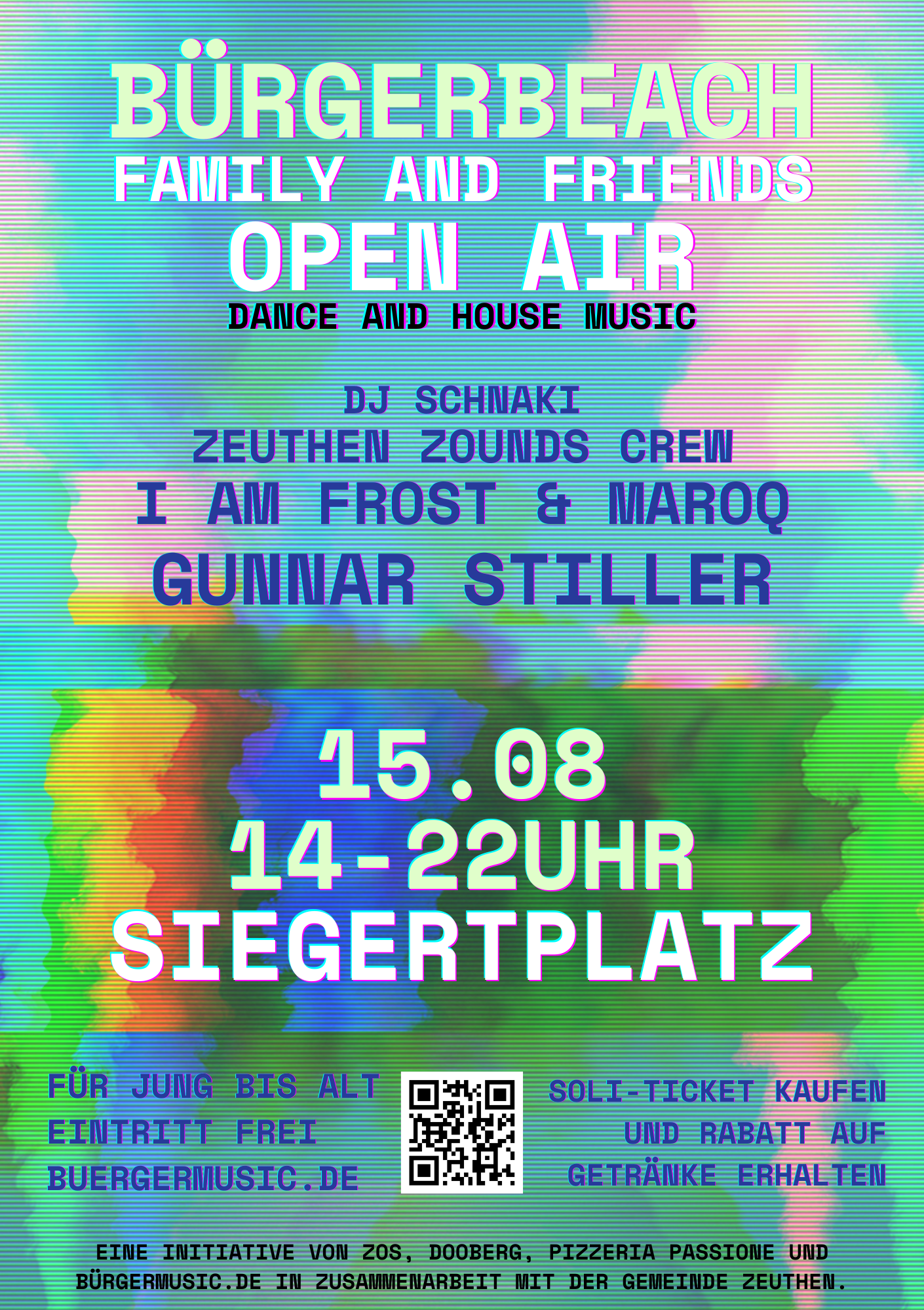 Bürgerbeach Openair A5 Flyer F